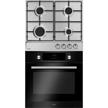 Varná deska Sada Amica Trouba EB 7541DB FINE + Plynová varná deska Amica PGA6100BPR