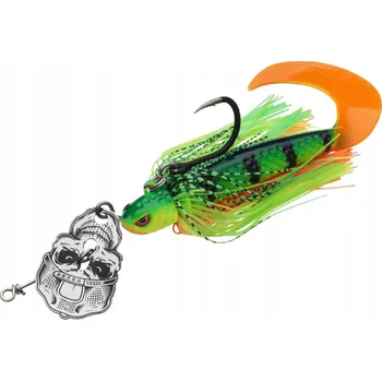 Umělá nástraha Nástraha MadCat Skull Blade Jig 55g - 7/0 - Firetiger UV