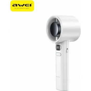 Domácí ventilátor Awei F36 2200mAh bezdrátový mini ventilátor bílý
