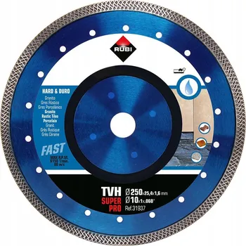 Řezný kotouč Rubi diamantový kotouč na obklady a dlažby pro mokré řezání TVH 250