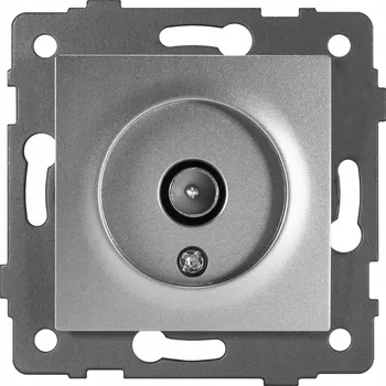 Elektrická zásuvka Anténní zásuvka nástěnná TG ELECTRO šedá