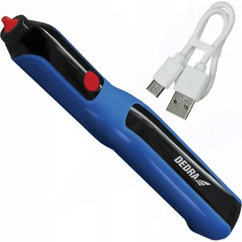 Tavná pistole TEPELNÁ LEPICÍ PISTOLE DEDRA DED7547 4V, TYČINKY 7-8MM