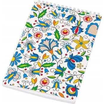 Zápisník NOTES NA SPIRÁLE A5 FOLK - KASZUBY KASZUBSKI