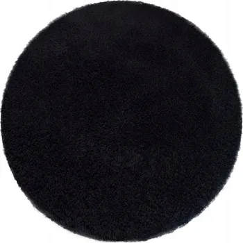Koberec Kulatý Koberec Alpaca Strado 80x80 - AlpaBlack