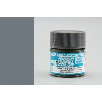 Modelářská barva Aqueous Hobby Color - FS36231 Gray - Šedá 10ml - Gunze H317