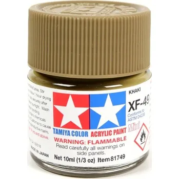 Modelářská barva Tamiya 81749 Acrylic Mini XF-49 Khaki