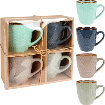 Sada keramických hrnků 250 ml, 4 ks