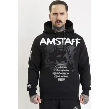 Pánská mikina Pánská Mikina Amstaff Shank black velikost: L
