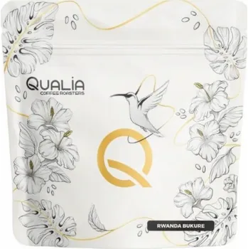 Káva Qualia Caffe káva v zrnkovém provedení Rwanda Bukure filtrovaná 250g