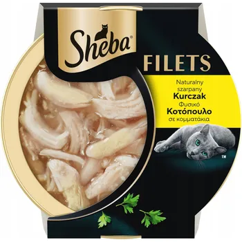 Krmivo pro kočku Sheba Filets mokré krmivo pro kočky s kuřecím masem 60g