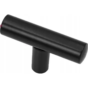 Nábytkové kování Nábytková úchytka relingová T GS10, černá matná