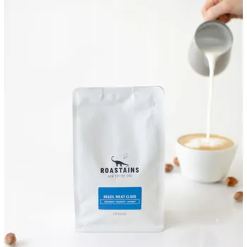 Káva Roastains Pražená káva Brazílie Milky Cloud ESPRESSO 1kg