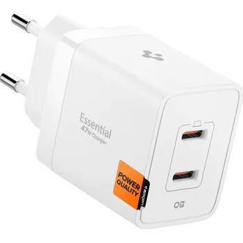 Mobilní telefon Spigen Essential 47W Wall Charger EE472EU White ACH08707