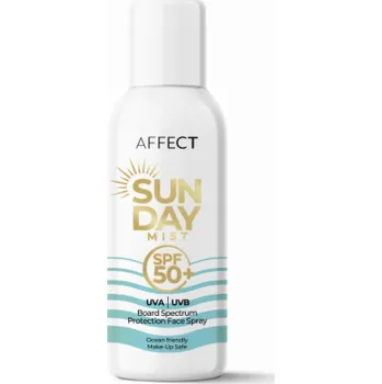 Pleťový krém Claresa AFFECT_SunDay Mist ochranný pleťový sprej SPF 50+ 75ml