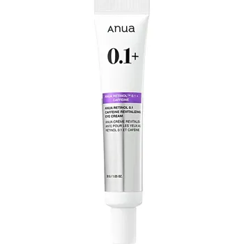 Péče o oční okolí Anua – Retinol 0.1 Caffeine Revitalizing Eye Cream – Oční krém s retinolem a kofeinem – 30 g