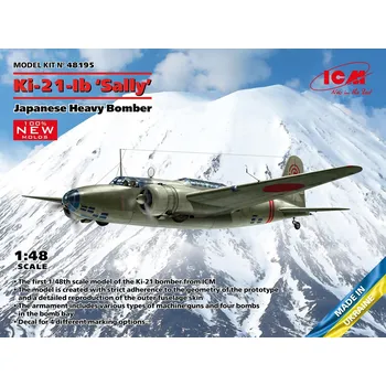 Plastikový model Ki-21-Ib Sally Japanese Heavy Bomber - ICM 48195