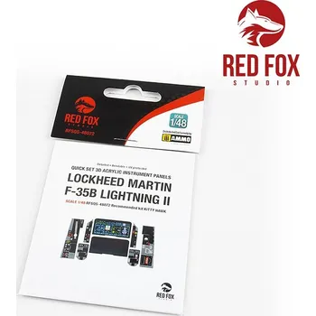 Plastikový model F-35B Lightning II (for Kitty Hawk kit) - Red Fox Studio RFSQS-48072