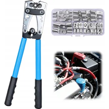 Bezpečnostní kamera LISOVACÍ KLEŠTĚ NA KABELOVÉ KONCOVKY, KONEKTORY A VODIČE 6-50mm AWG