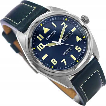 Hodinky Pánské analogové hodinky Citizen Eco-Drive s koženým řemínkem BM8560-45L