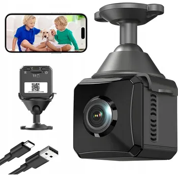 Bezpečnostní kamera MINI ŠPIÓNÍ KAMERA 1080P S USB NABÍJENÍM A WIFI 2.4GHZ