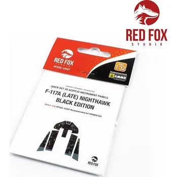 Plastikový model F-117A&nbsp;Nighthawk&nbsp;(Late)&nbsp;BE&nbsp;(for&nbsp;Trumpeter&nbsp;kit) - Red Fox Studio RFSQS-32087