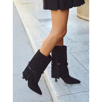 Dámská zimní obuv Kozačky Belluci Schwarz 6114490 40