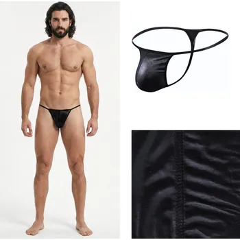 Pánské tanga Síťovaná tanga Manview černá Velikost: 2XL Matně černý váček