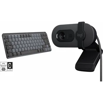 Klávesnice Logitech Mechanická mini klávesnice MX (920-010780) + Brio 100 (960-001585)