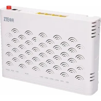 Zte F600W | Ont | Wifi, 1X Gpon, 4X Rj45 100Mb/S, 1X Usb