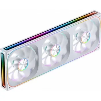 PC ventilátor Jonsbo ZA-360 Lüfter, reverzní čepel, PWM, ARGB - 360 mm, bílá