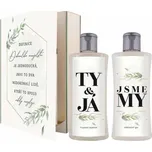 Dárková sada kniha Ty a Já, sprchový gel 250ml, šampon 250ml