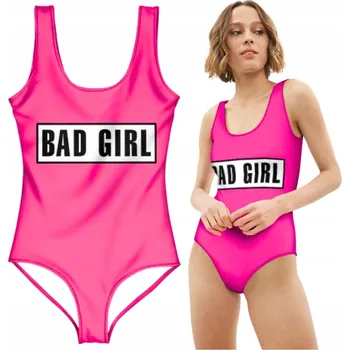 Dámské spodní prádlo PLAVKY JEDNODÍLNÉ MONOKINI NEONOVÉ S ODHALENÝMI ZÁDY VEL. M