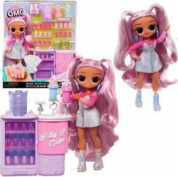 Panenka Panenka L.O.L. Surprise O.M.G. Studio nehtů OMG s panenkou - Kitty kavárna