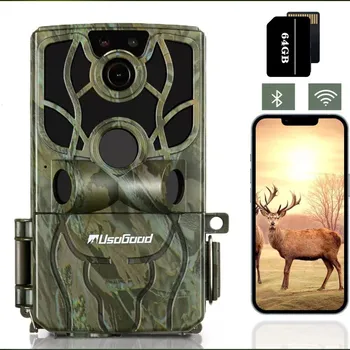 Bezpečnostní kamera Fotopast Usogood 48MP 4K UHD Wi-Fi IP66