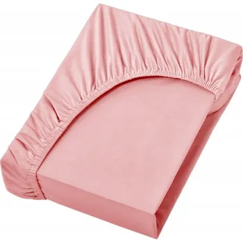 Prostěradlo PROSTĚRADLO S GUMOU PARIS JERSEY BAVLNA 200X220 + 25CM RŮŽOVÉ