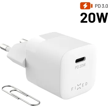 Mobilní telefon FIXED Mini s USB-C výstupem a podporou PD 20W bílá FIXC20M2-C-WH