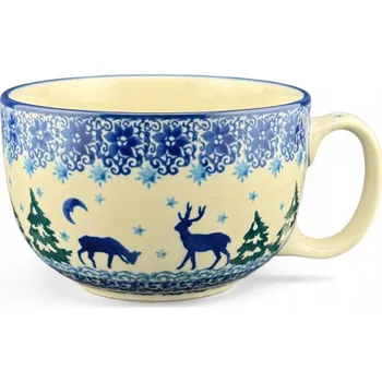 Velký Šálek 350 ml Vánoční dekorace 2822 Keramika Bolesławiec