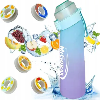 Láhev Láhev na vodu modrá 650 ml, vonný pohár, Koření láhev na vodu - 7 ks