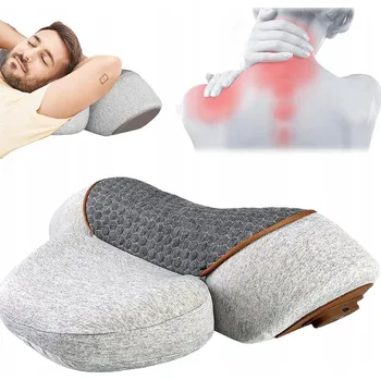 Polštář POLŠTÁŘ NA KRK S VIBRACEMI, VYHŘÍVÁNÍM + VZDUCHOVÝM POLŠTÁŘEM 3V1