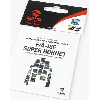 Plastikový model F/A-18E&nbsp;Super&nbsp;Hornet&nbsp;(for&nbsp;Meng&nbsp;kit) - Red Fox Studio RFSQS-48081