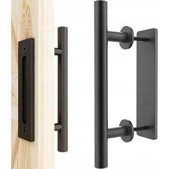 Dveřní kování Matný Úchyt Madlo pro Posuvné Dveře, Madlo Dveří z Uhlíkové Oceli