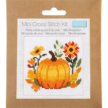 Vyšívací vzor Mini Sada na vyšívání GCS201 Dýně (Counted cross stitch kit : Pumpkin)