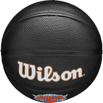 Basketbalový míč Wilson Mini míč Team Tribute New York Knicks WZ4017610XB černý 3