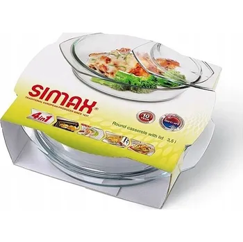 Dóza na potraviny Žáruvzdorná mísa kulatý Simax 1 l