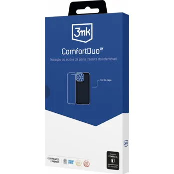 3MK ComfortDuo Matt Sam A16 tvrzené sklo + pouzdro černá/černá, sada 2 v 1