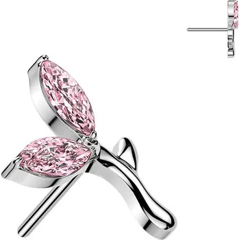 Piercing Šperky4U Ozdobná část k PUSH IN piercingu TITAN - TIT1678