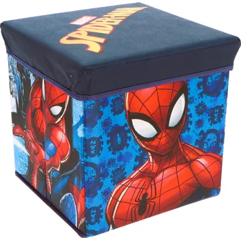 Taburet TABURET S ÚLOŽNÝM PROSTOREM SPIDERMAN ML spi24-4309 tm. modrý Velikost: uni