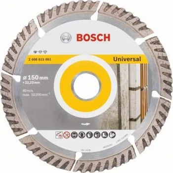 Řezný kotouč Bosch Stavební diamantový kotouč S4U 150 mm