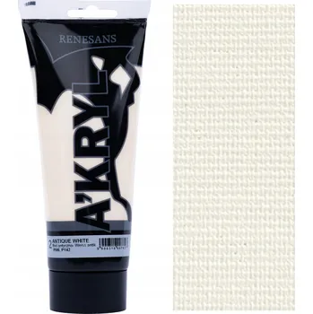 Vodová barva Barva akrylová barva Renesans A'kryl 200 ml bílá