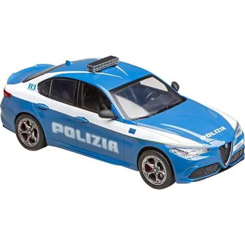 autodráha RE.EL Toys RC auto Alfa Romeo Giulia Quadrifoglio Policie 1:14